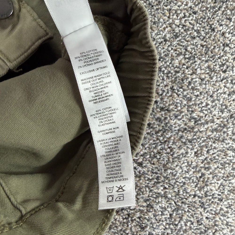 DU/ER Live Free Jogger Olive Green High Rise Performance Pants Womens 26 - Picture 9 of 15